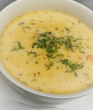 Ciorba de pui a la grec