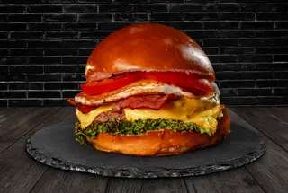 Egg burger