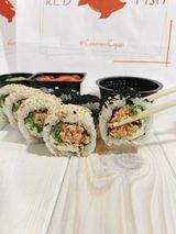 Рол Філадельфія з жареним лососем (390 г/8шт)