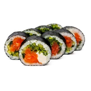 Futomaki z łososiem