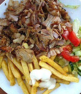 Piatto steak kebab