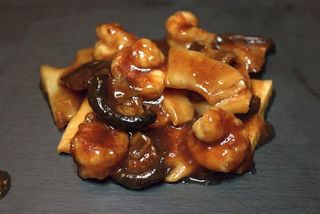 42- Gambas Con Bambú Y Setas Chinas