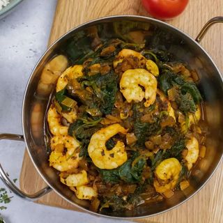 Prawn Saag