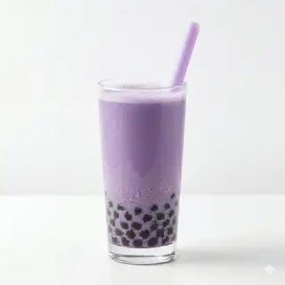 Bubble Boba Taro Milk Tea Grande (500 ml.)