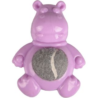 OUTLET FLAMINGO Igračka za štenad PUPPY Nilski konj od gume, Ljubiča, 10,2x7,5cm (KOD FLA519716)