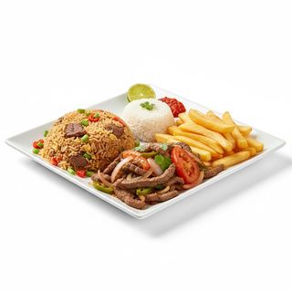 Duo criollo (chaufa y lomo)