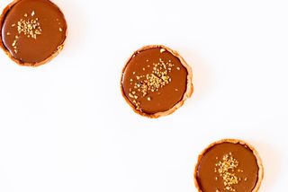 Box cu 2 mini tarte cu ciocolată