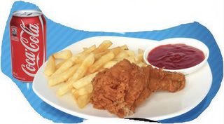 Menú Muslo De Pollo