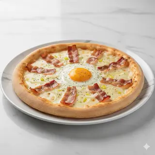 Pizza Carbonara Mediana