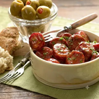 Chorizo al Vino Rojo