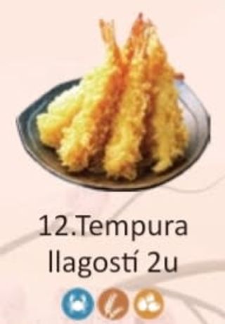 12. Tempura Llagostí (7 Uds.)