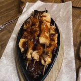 G10 ორაგულის მწვადები კეცზე თიებანი