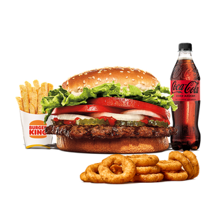 Menú whopper® + 10 aros 