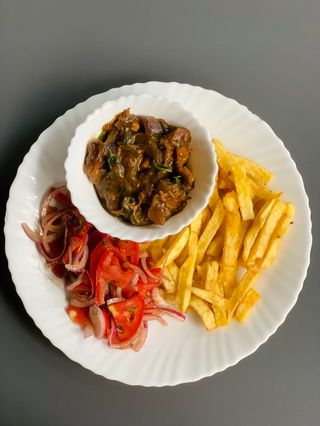 Chicken is oyster sauce 