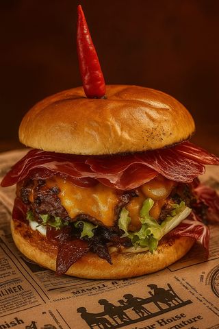 Menú Burger La suprema ibérica