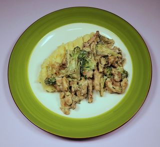 Пилешки късчета на тиган (350г)