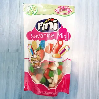 Bolsa Variada De Chuches Goma Brillo Marca Fini (160 G.)