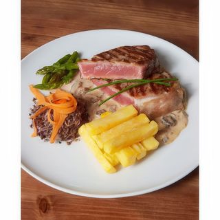 Entrecote Alla Gorgonzola Con Patatas