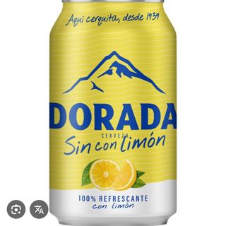 Dorada sin alchol con limon