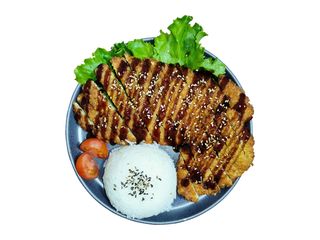 Кацудон с курицей