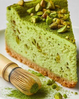 Tarta De Queso De Pistacho Y Té Matcha (Porción)
