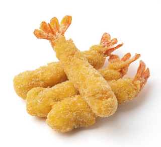 Gambas en tempura