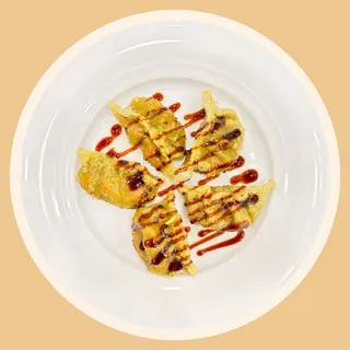 Ravioli fritti alle verdure