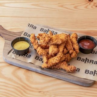 Ración De Tiras De Pollo Crujiente