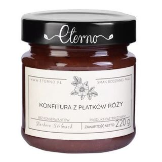 KONFITURA ETERNO - Z PŁATKÓW RÓŻY 220G