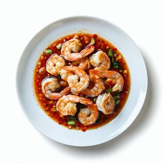 Gamberoni in salsa agro dolce