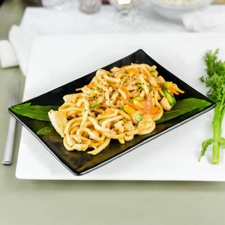 Udon con pollo