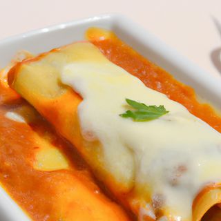 Canelones De Carne Gratinados