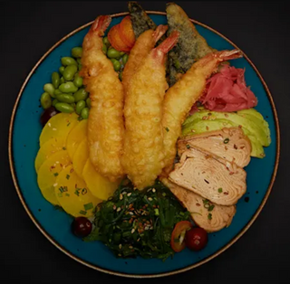 Poke Bowl Krewetki W Tempurze