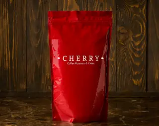 Кава в зернах "Cherry" Бразилія Сантос (250г)