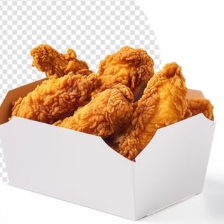 8 Alitas de Pollo con Patatas Fritas