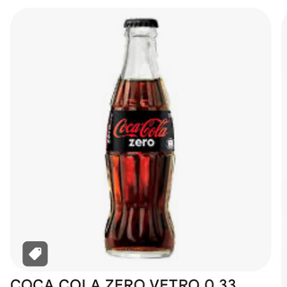 Coca-Cola Zero vetro 330 ml