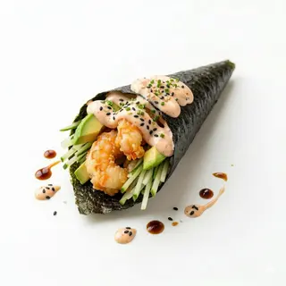 Temaki Langostino Tempura (1 Ud.)
