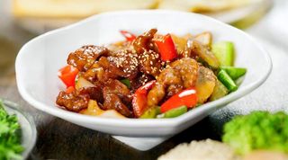 Maiale in salsa agrodolce