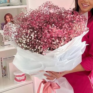 Букет от гипсофил 