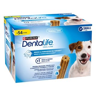 Dentalife Snacks Dentales para perros de raza pequeña - Multipack 54   54 uds. de 16.4 g