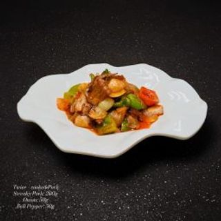 Piept de porc cu ardei 回锅肉