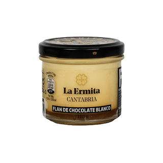 Flan de Chocolate Blanco