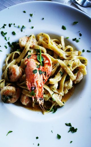 Tagliatelle cu fructe de mare