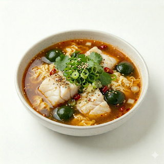Sopa de pescado picante grande (水煮鱼 大份)
