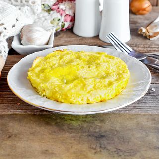 Омлет из трех яиц с грибами