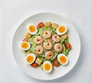 Цезар з тигровими креветками (220г)