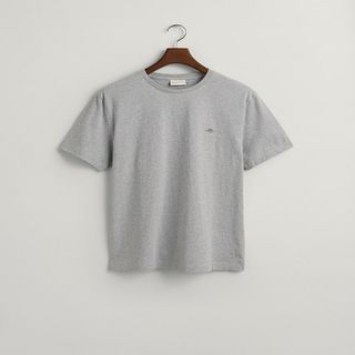 Camiseta Regular Fit Shield - Grey Melange