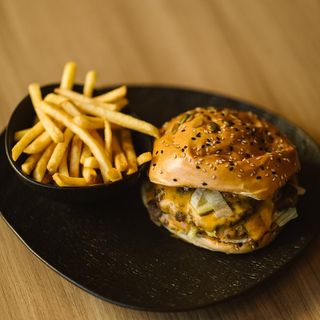 Smashed Truffle Burger