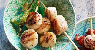 Capesante alla griglia con base di soia