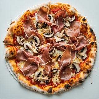Pizza Prosciutto Funghi